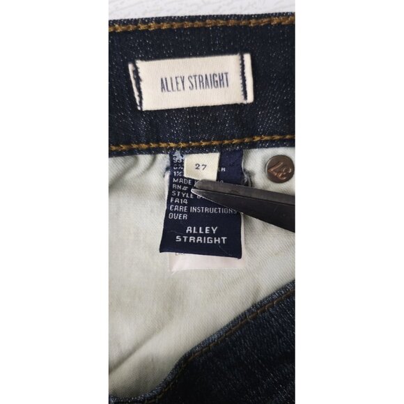 Madewell‎ Alley Straight Denim Jeans Women Size 27 - Picture 6 of 8